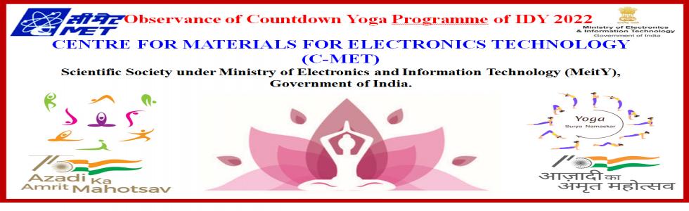 Observance of Countdown Yoga Programme of IDY 2022